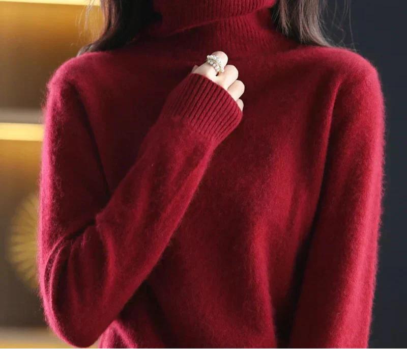 Sandra Cashmere Jumper - Burgundy