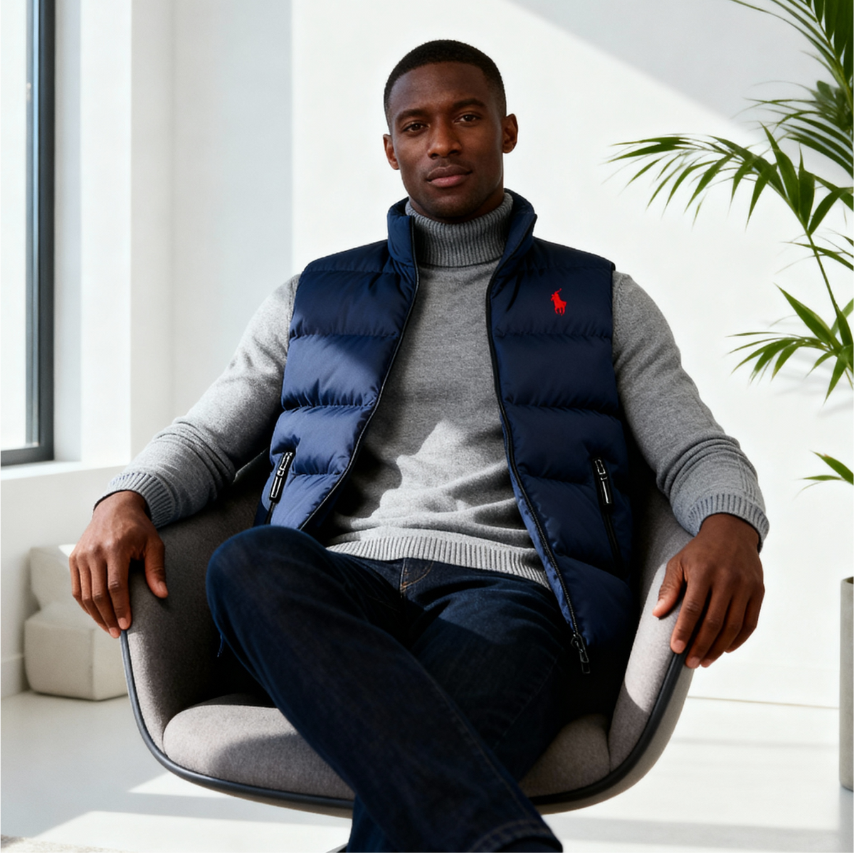 RL Vest + Free Sweater