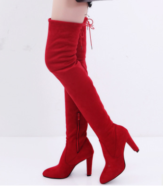 Petra Women's Suede Over the Knee Boots