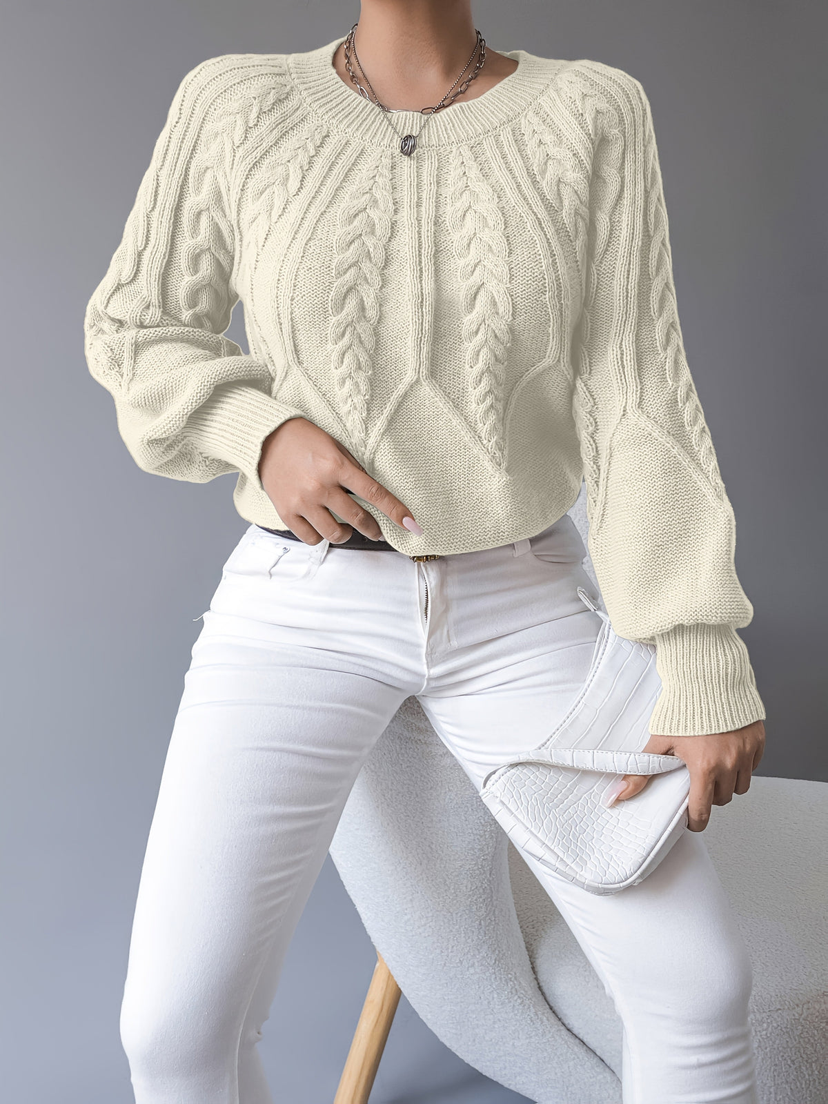 Tessa Women's Cable Knit Jumper