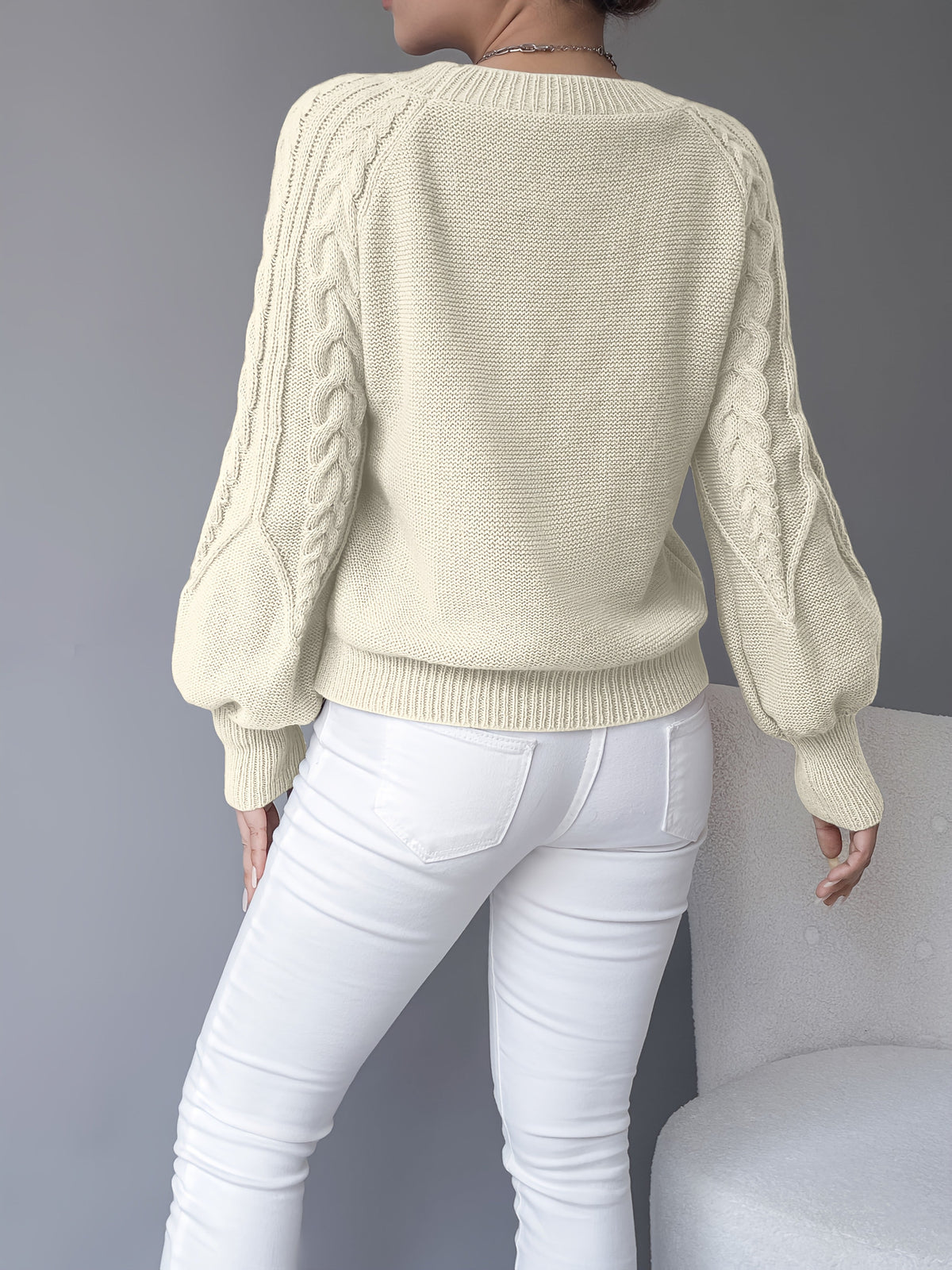 Tessa Women's Cable Knit Jumper