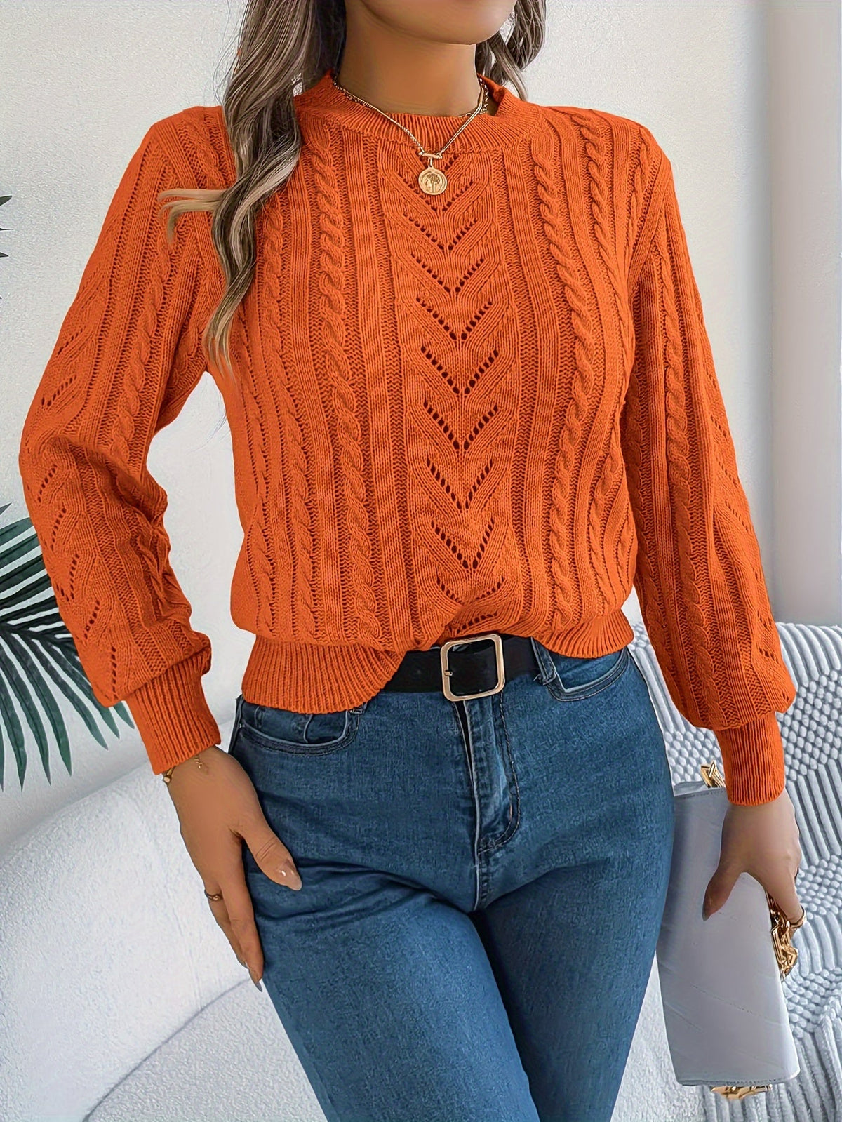 Penny Women's Cable Knit Jumper