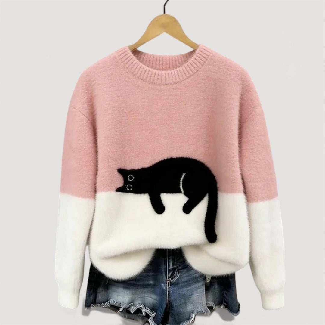 Millie Women's Knitted Jumper - Pink