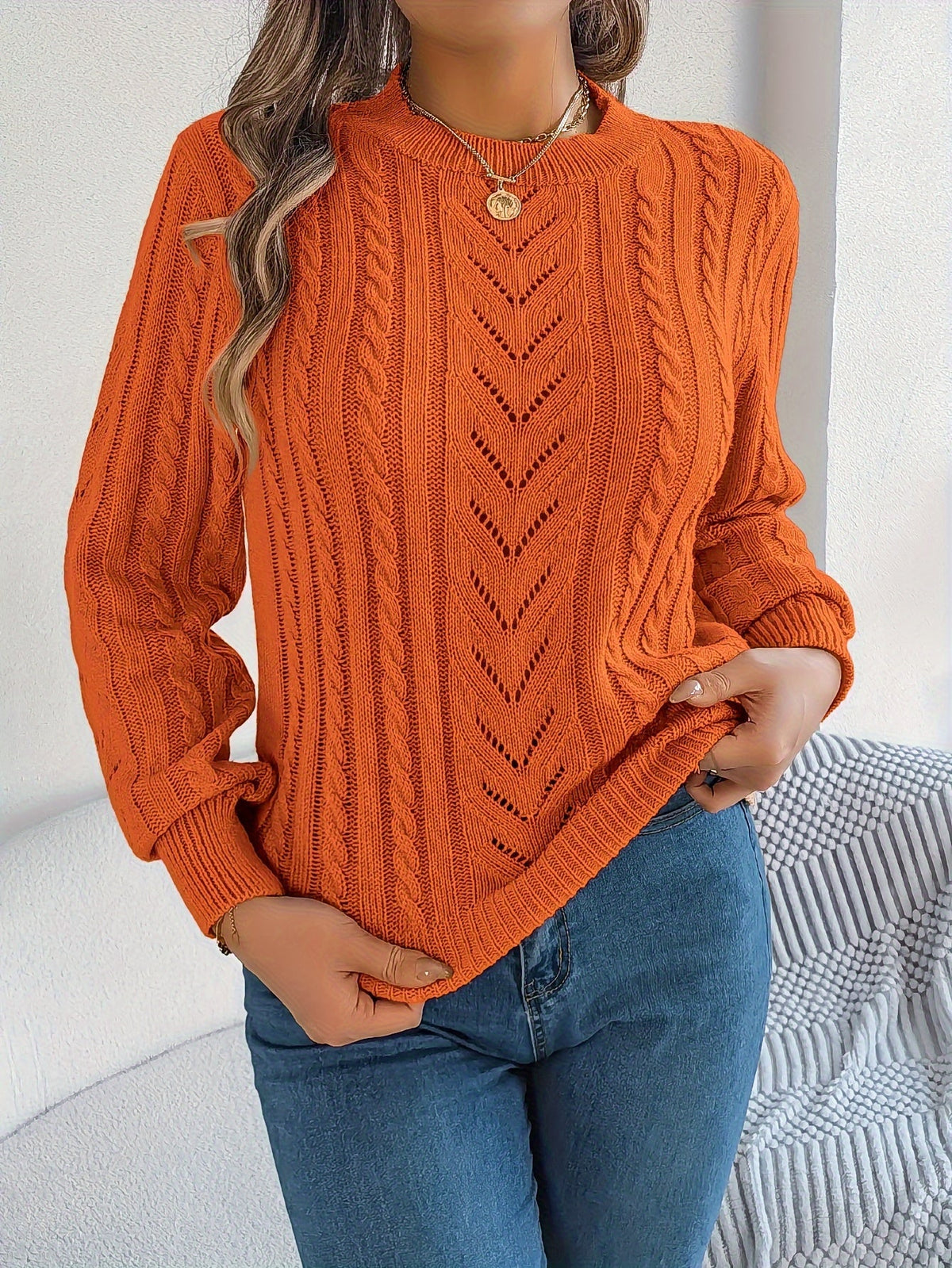 Penny Women's Cable Knit Jumper