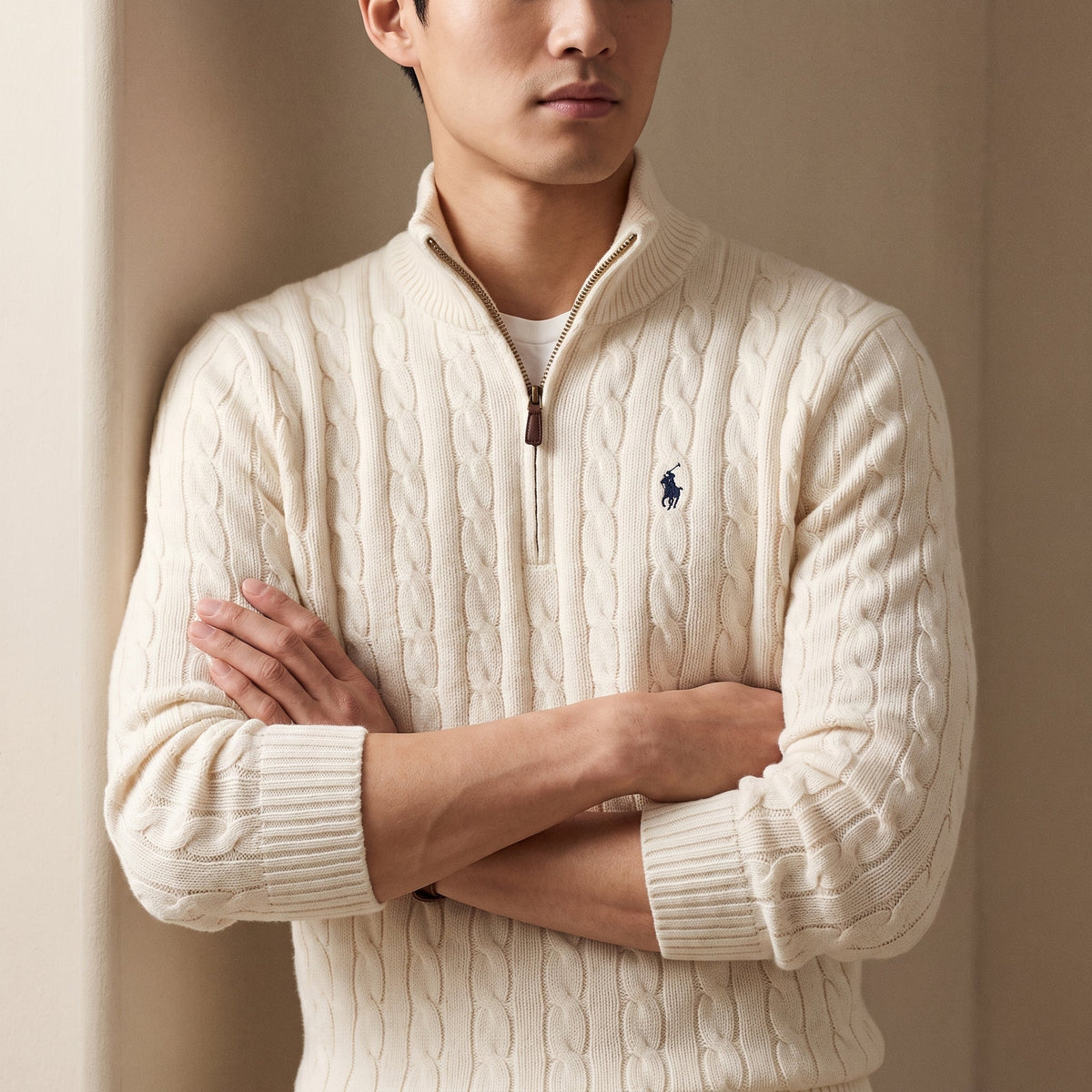 RL Cashmere-Wool Blend Pullover