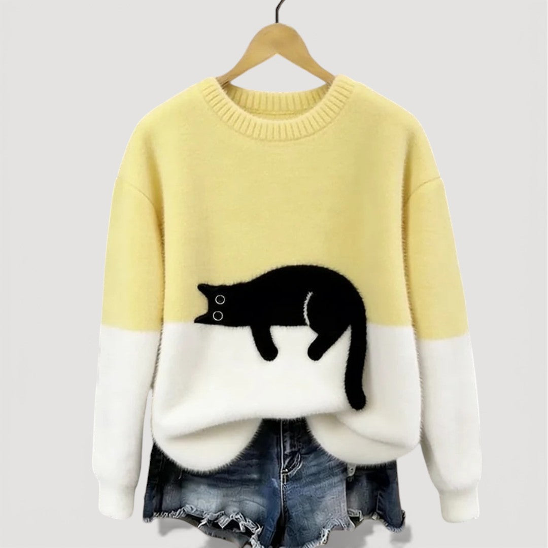 Millie Women's Knitted Jumper - Yellow