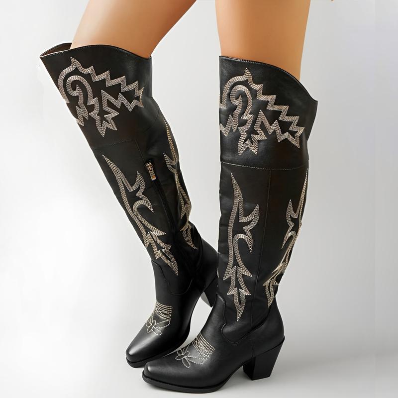 Hollie Women's Cowboy Over the Knee Boots