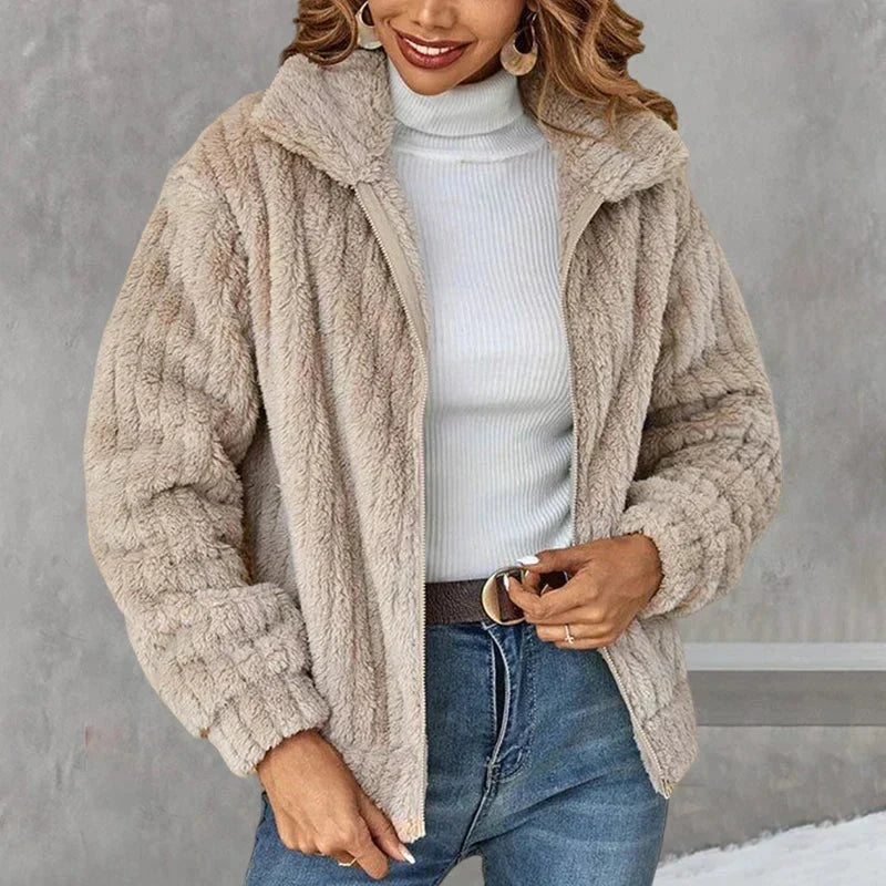Nina Women's Teddy Fleece Jacket
