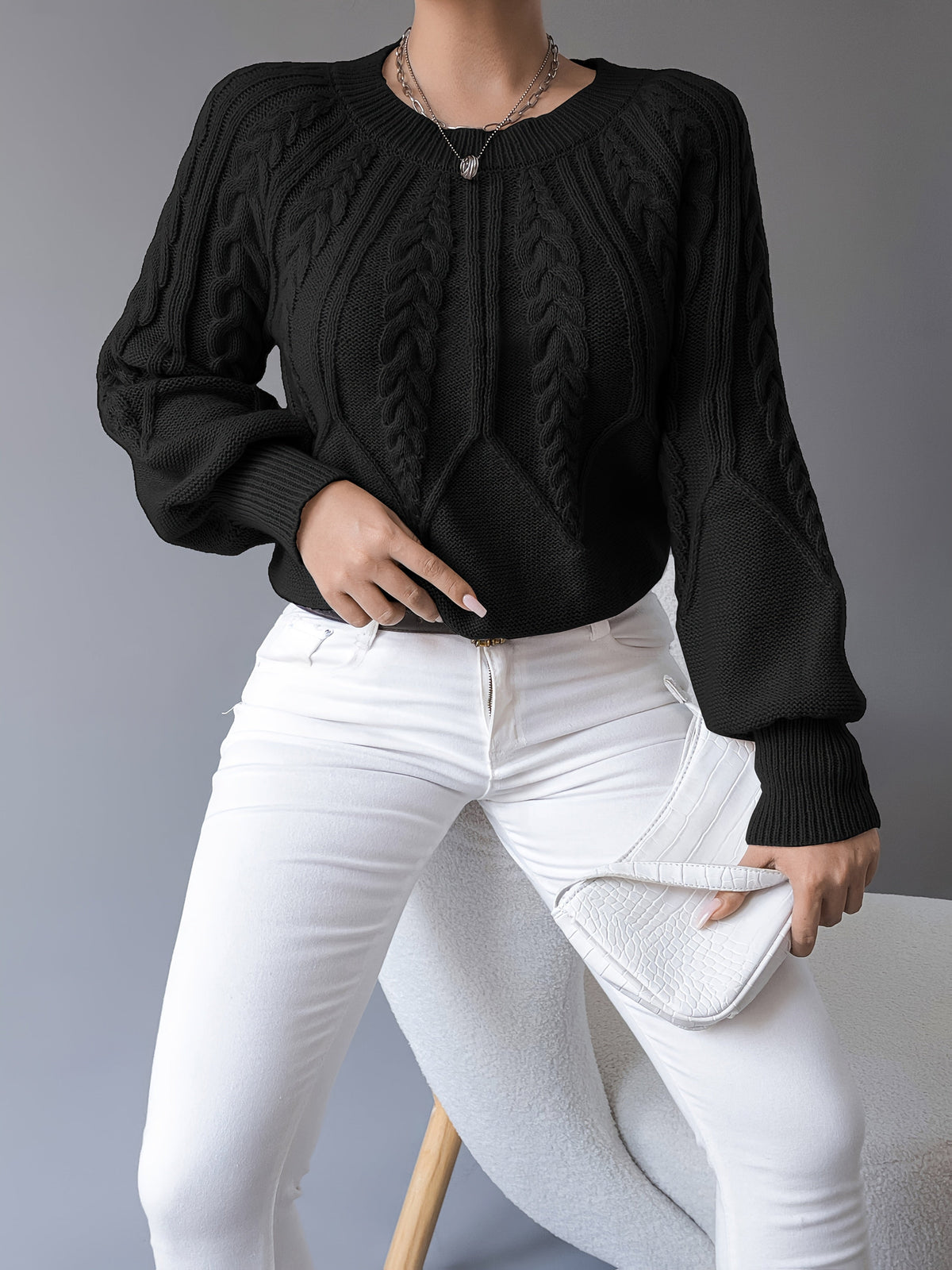 Tessa Women's Cable Knit Jumper