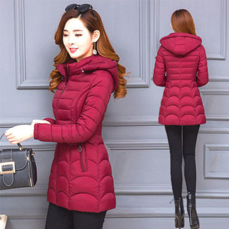 Sylvie Women's Fitted Winter Puffer Coat