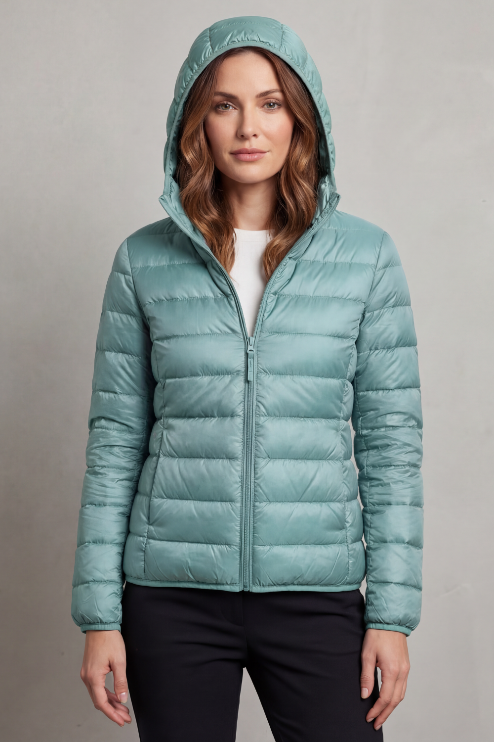 Alice Women's Nylon Quilted Puffer Jacket