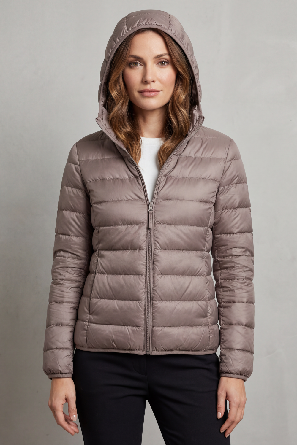 Alice Women's Nylon Quilted Puffer Jacket