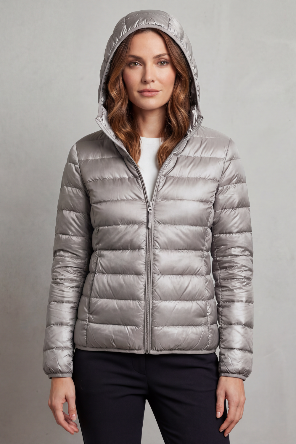 Alice Women's Nylon Quilted Puffer Jacket