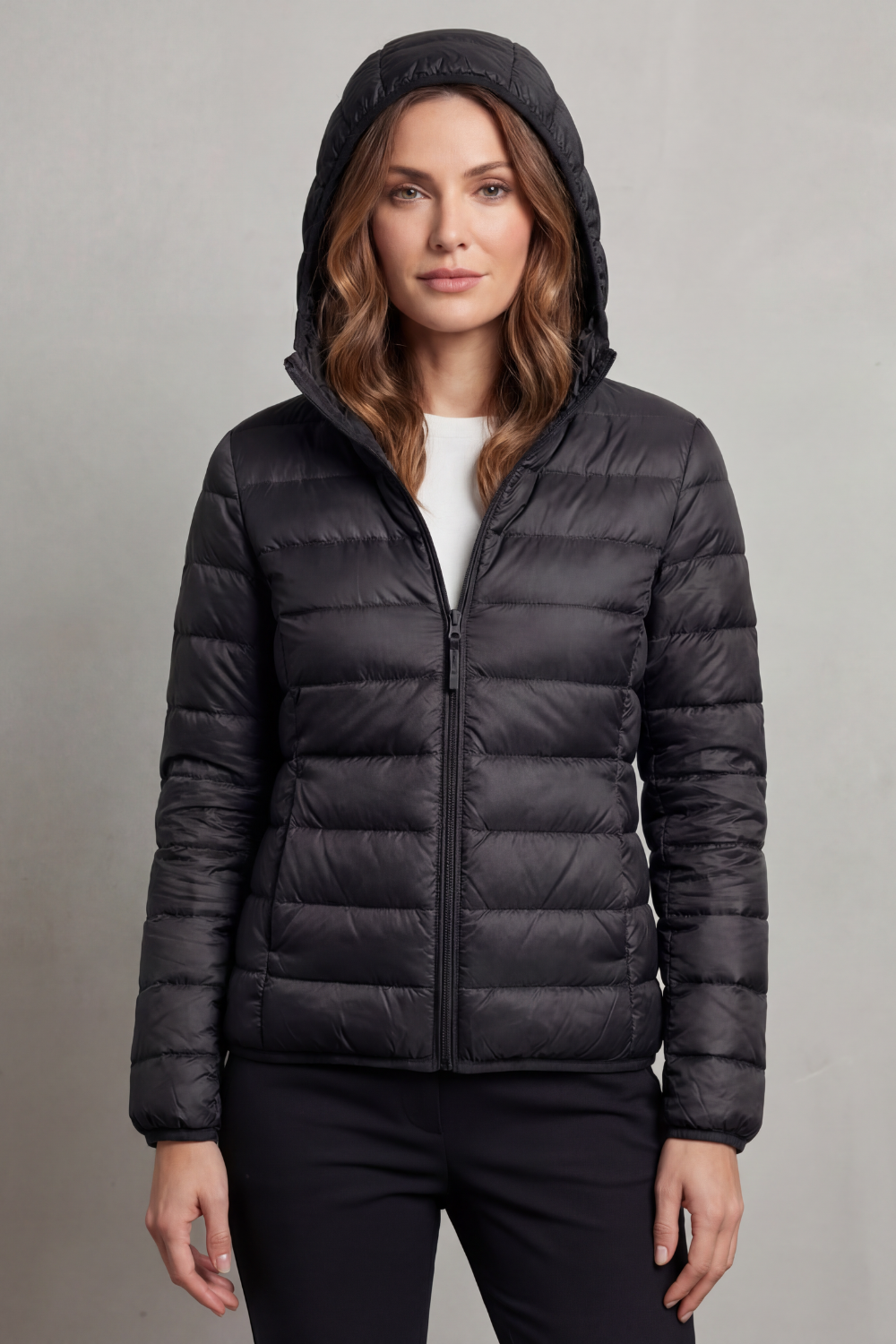 Alice Women's Nylon Quilted Puffer Jacket