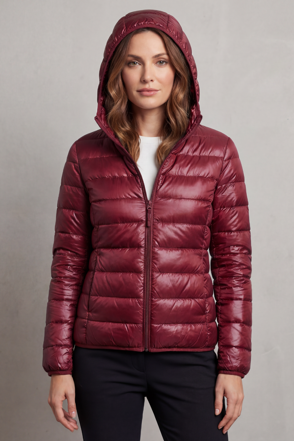 Alice Women's Nylon Quilted Puffer Jacket