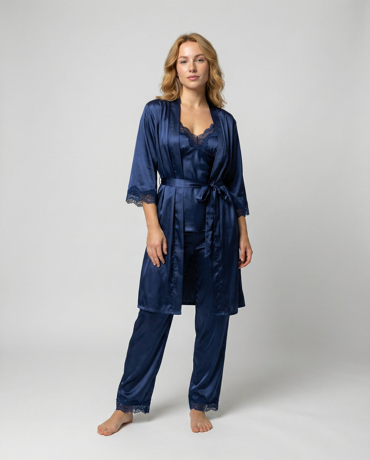Octavia Women's Satin Pyjama Lounge Set