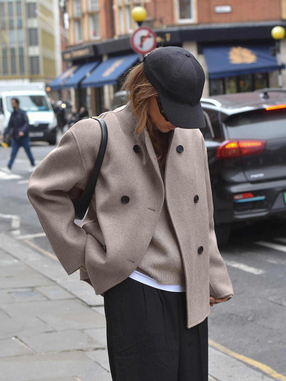 Kerra Women's Double Breasted Peacoat