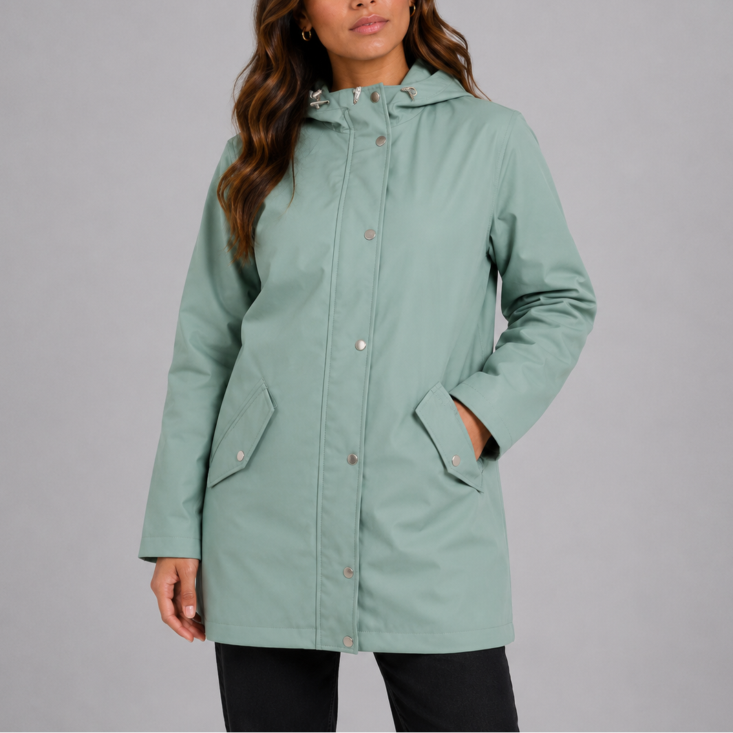 Freya Women's Waterproof Coat - Green