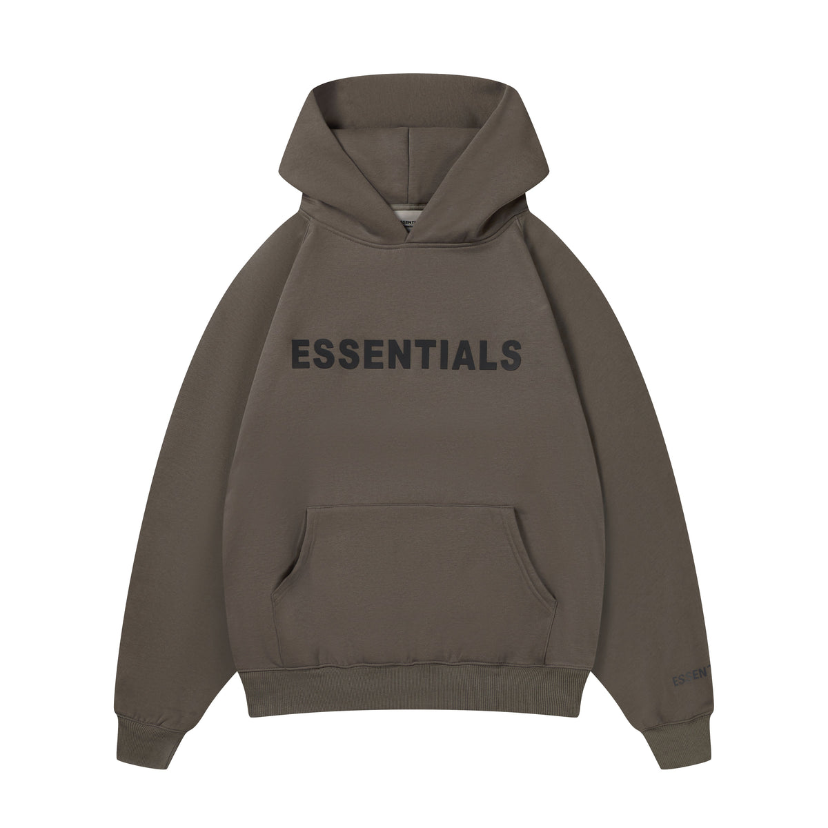 ES Hoodie - Tan Oversized Long-Sleeve Pullover Unisex