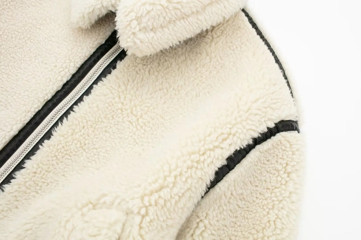 Nell Women's Oversized Teddy Jacket
