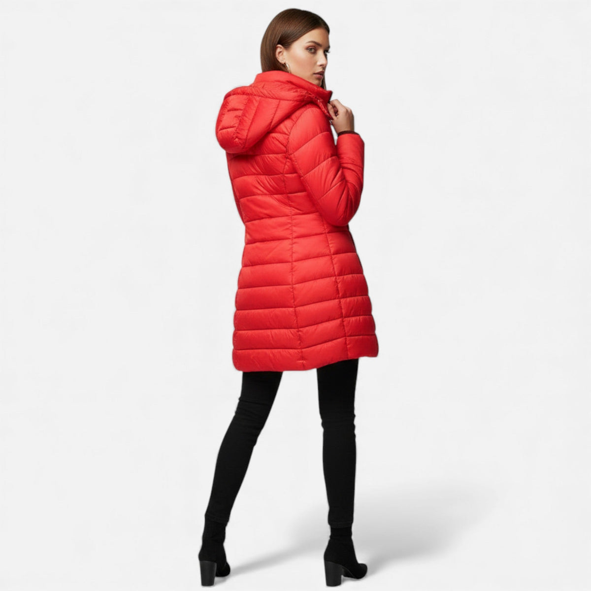 Fleur Women's Slim Quilted Puffer Coat