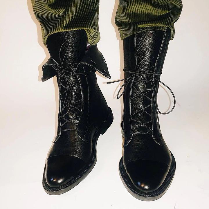 Maeve Women's Leather Heeled Ankle Boots
