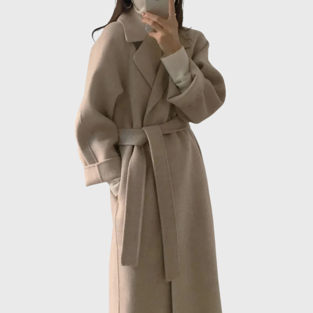 Tilda Women's Winter Wool Coat - Beige