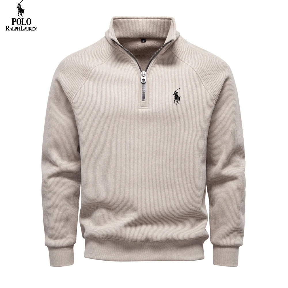 RL Premium Quarter-Zip Sweater