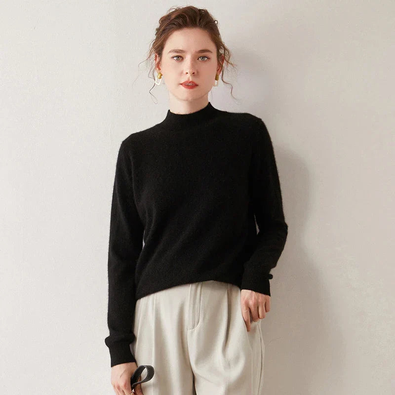 Pearl Women's Cashmere Jumper - Black