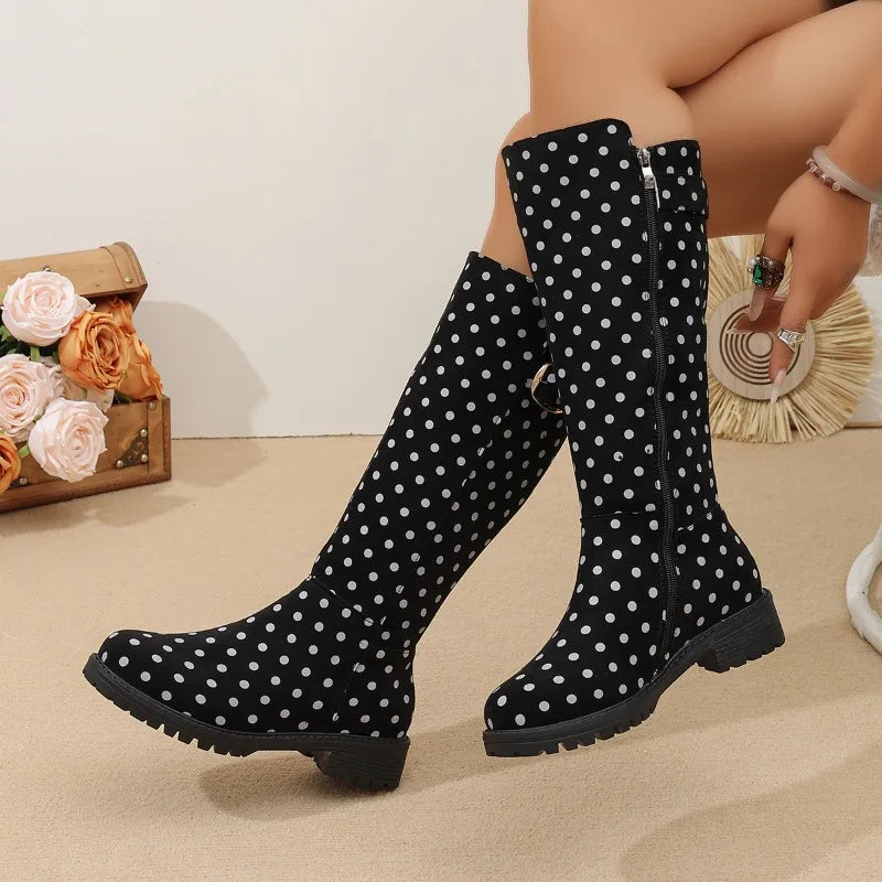 Romilly Women's Rubber Knee High Boots
