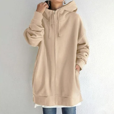 Elodie Women's Oversized Zip Up Hoodie