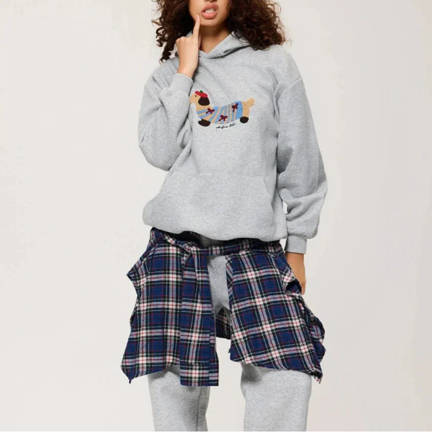 Delia Women's Oversized Hoodie - Grey
