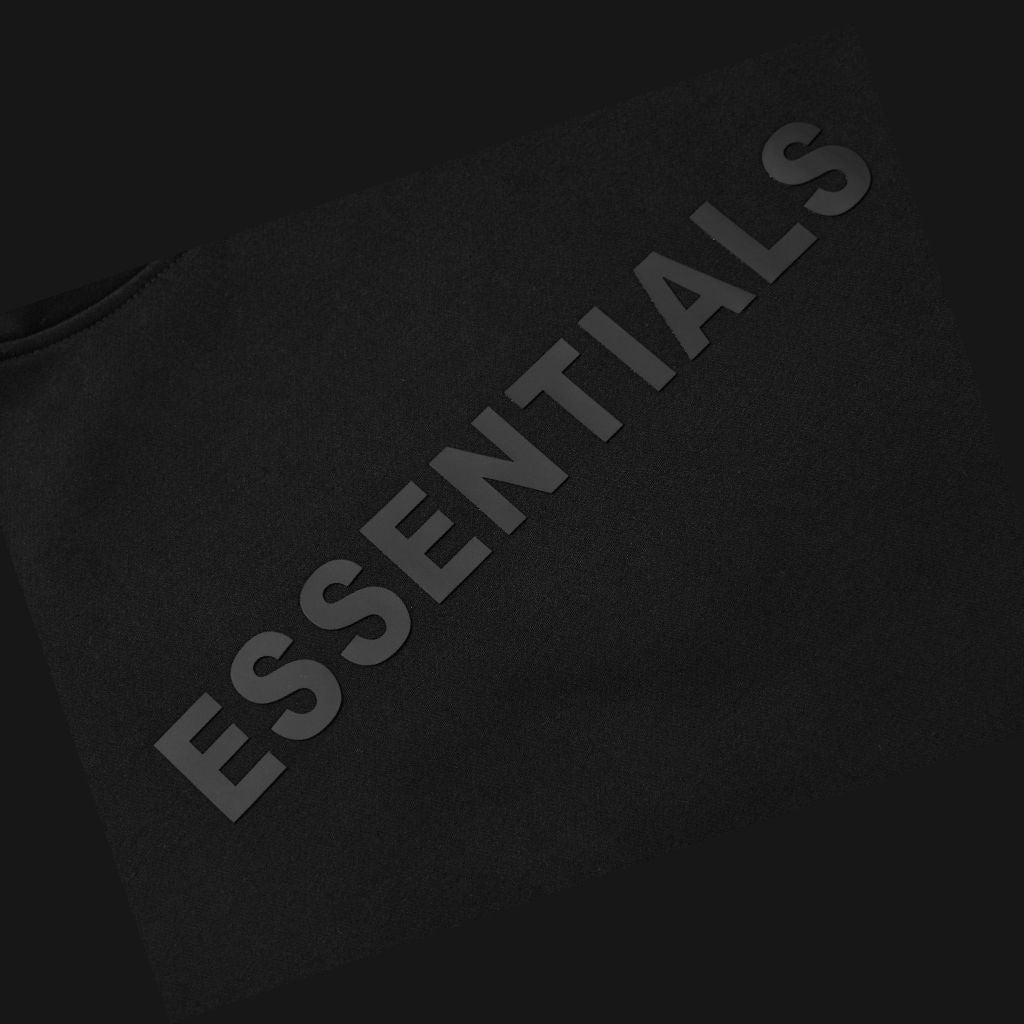 ES Hoodie - Black Oversized Long-Sleeve Pullover Unisex