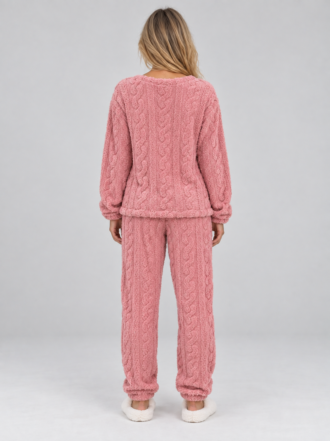 Olwen Women's Thermal Fleece Pyjama Lounge Set