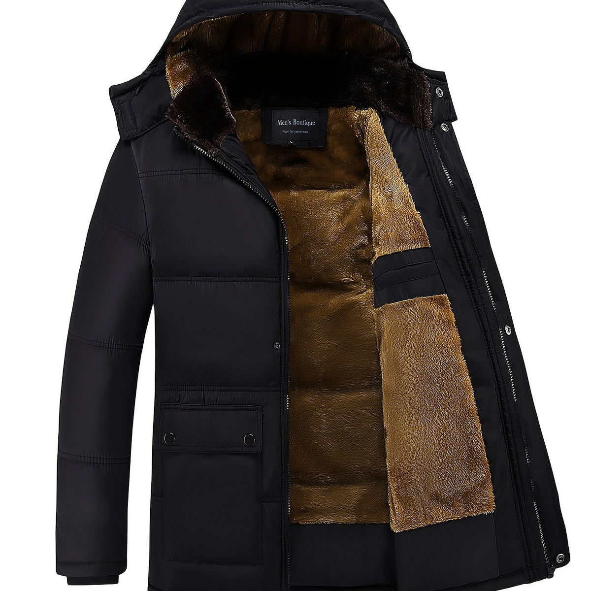 Josephine Winter Puffer Jacket - Black