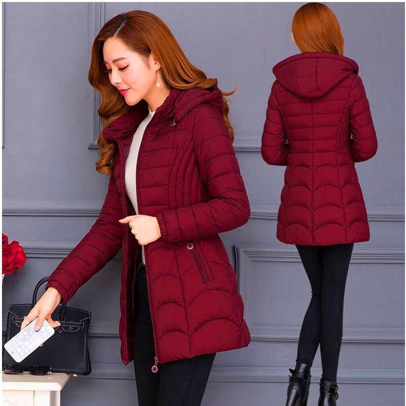 Sylvie Women's Fitted Winter Puffer Coat