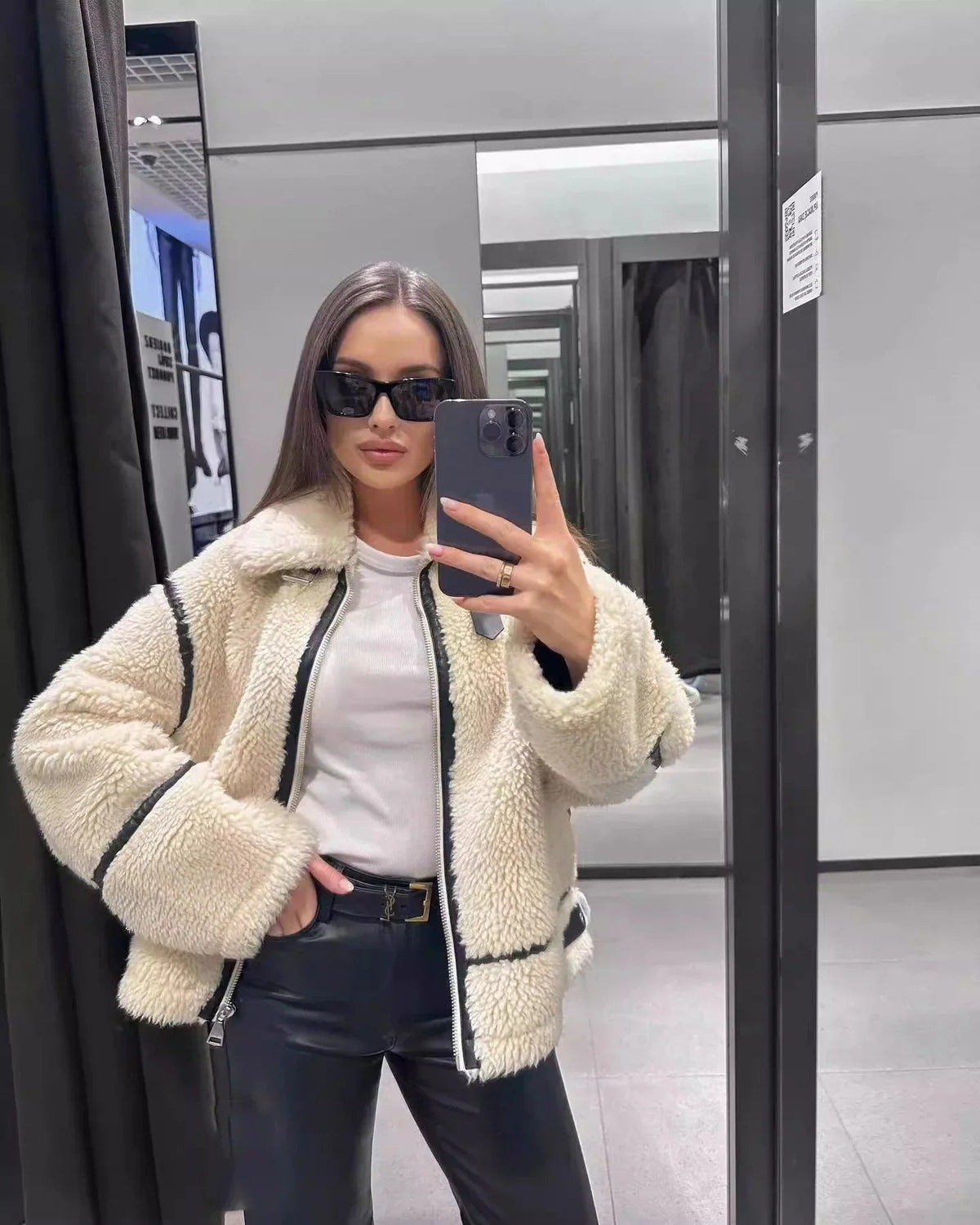 Nell Women's Oversized Teddy Jacket