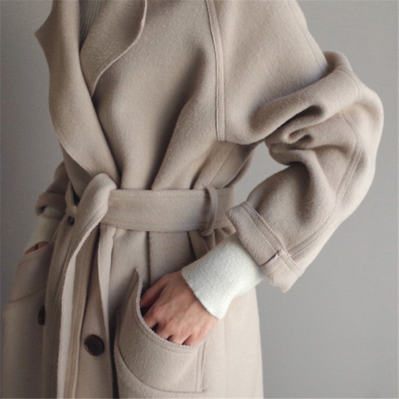 Lark Women's Oversized Winter Wool Coat