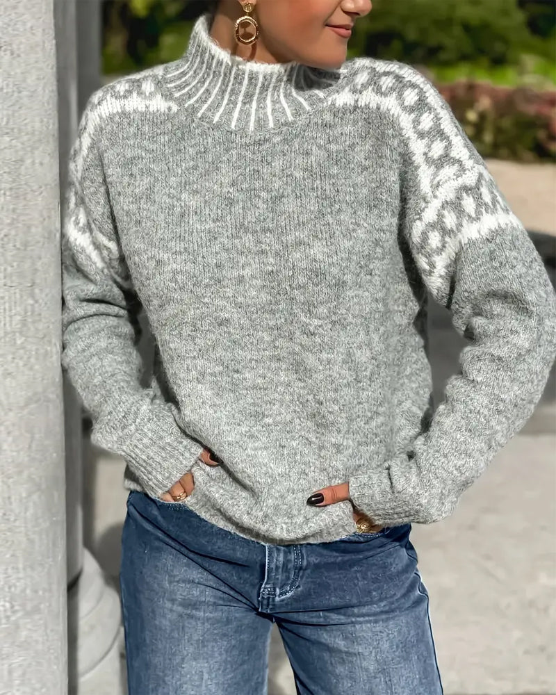 Florence Women's Knitted Jumper - Grey