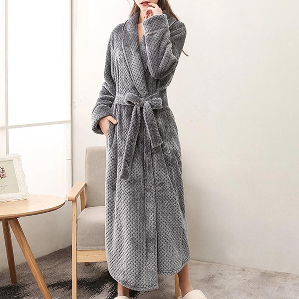 Sheila Long Fleece Dressing Gown