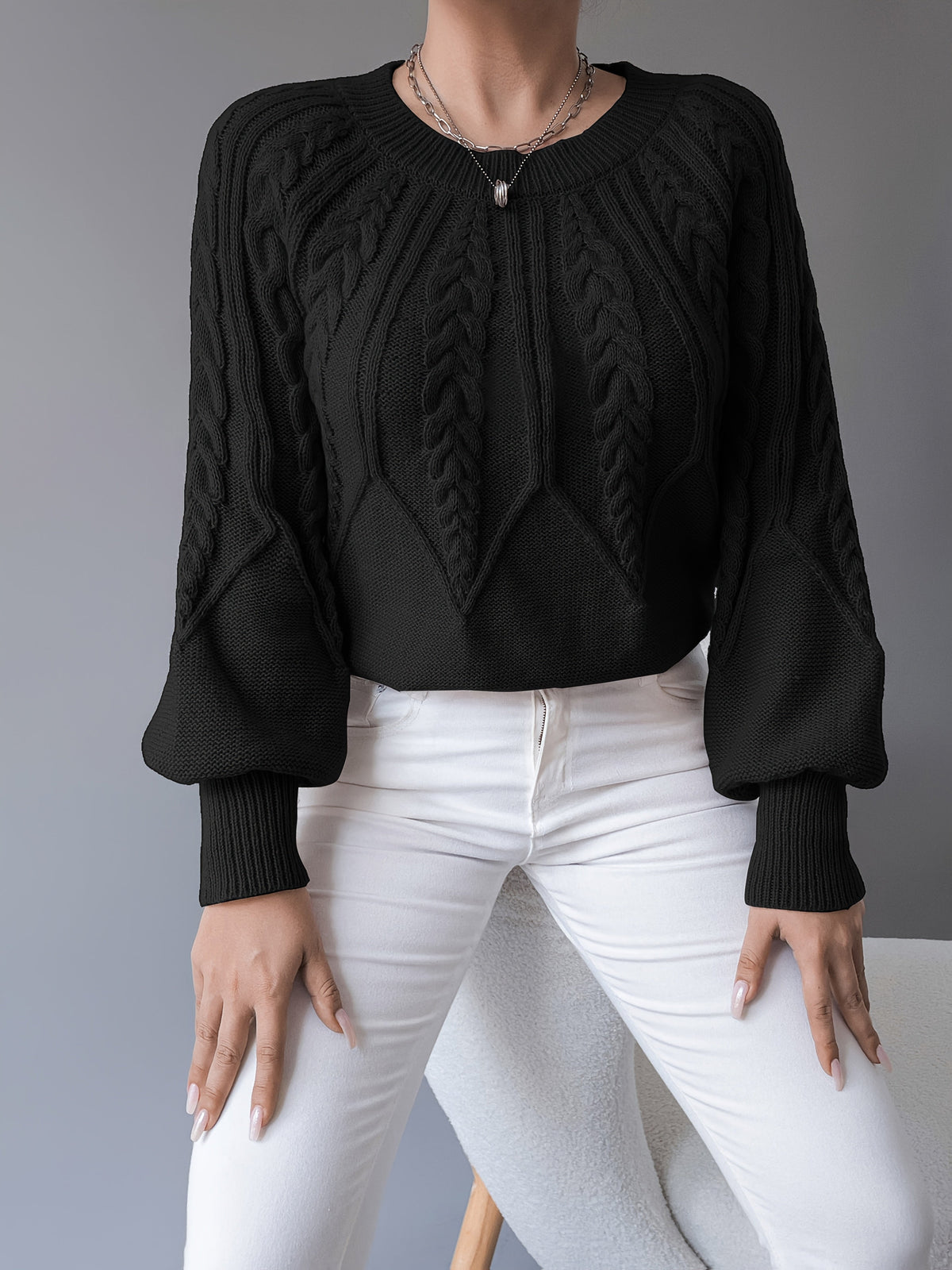 Tessa Women's Cable Knit Jumper