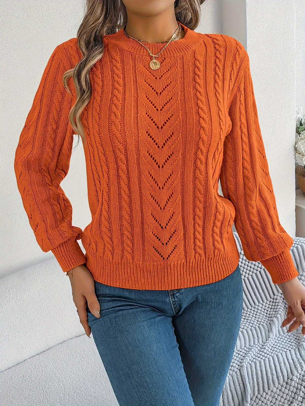 Penny Women's Cable Knit Jumper