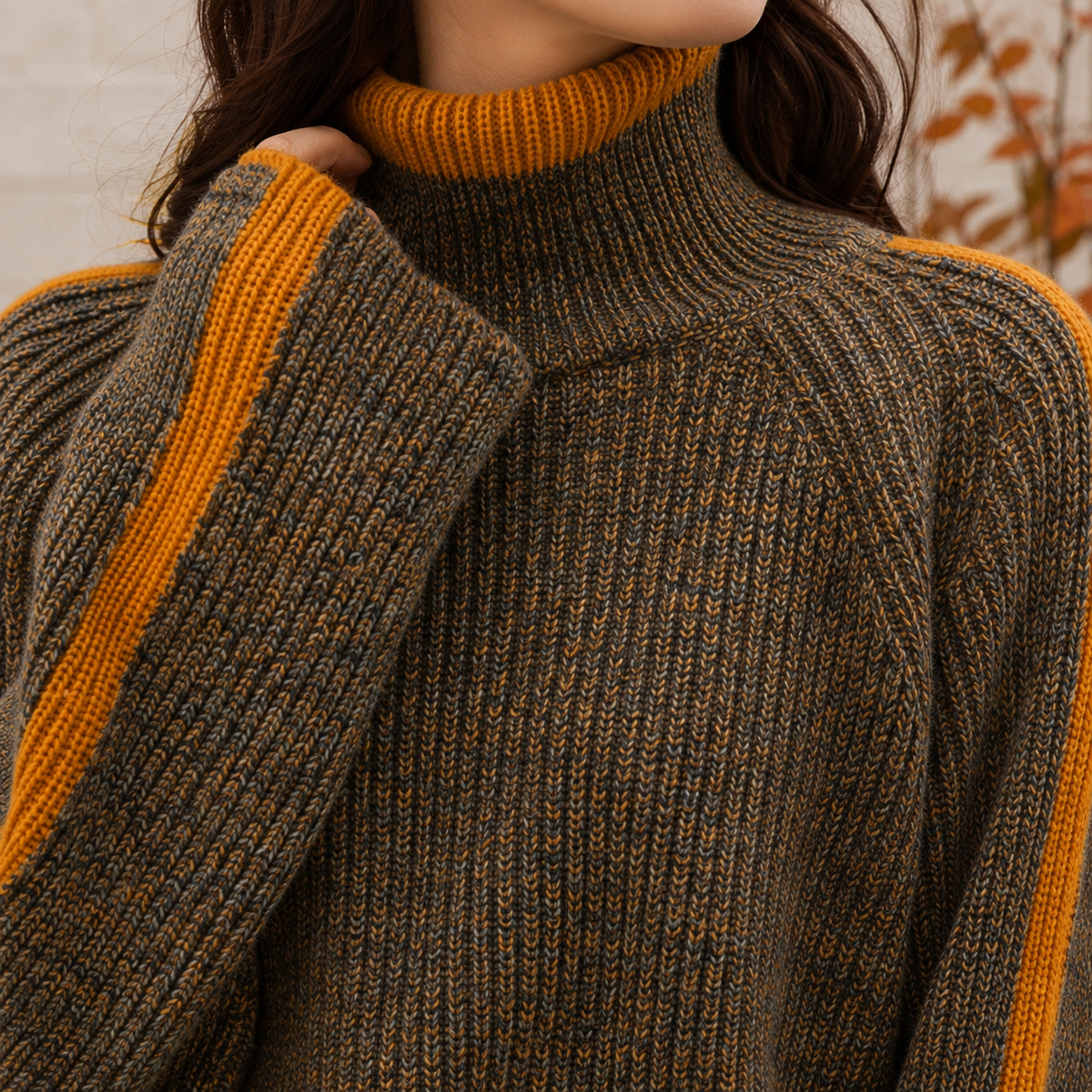Violet Women's Roll Neck Knitted Jumper