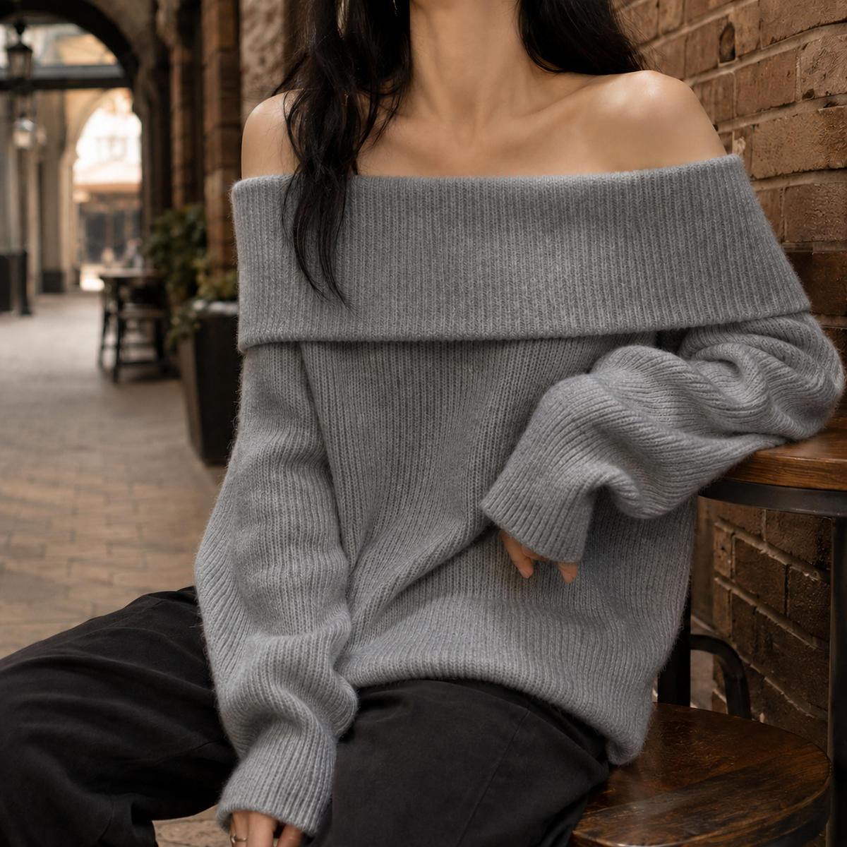 Ursula Women's Off the Shoulder Jumper