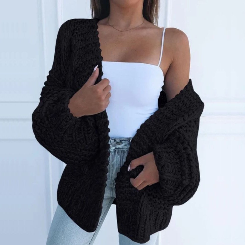 Dora Women's Long Chunky Knit Cardigan