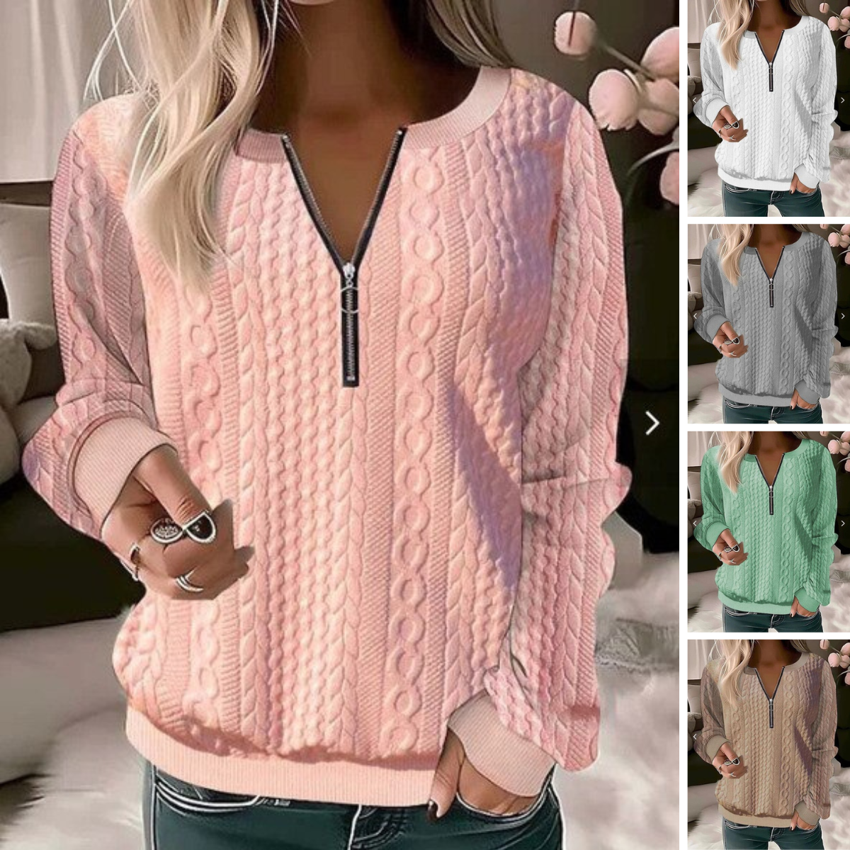 Georgia Women's Cable Knit Jumper