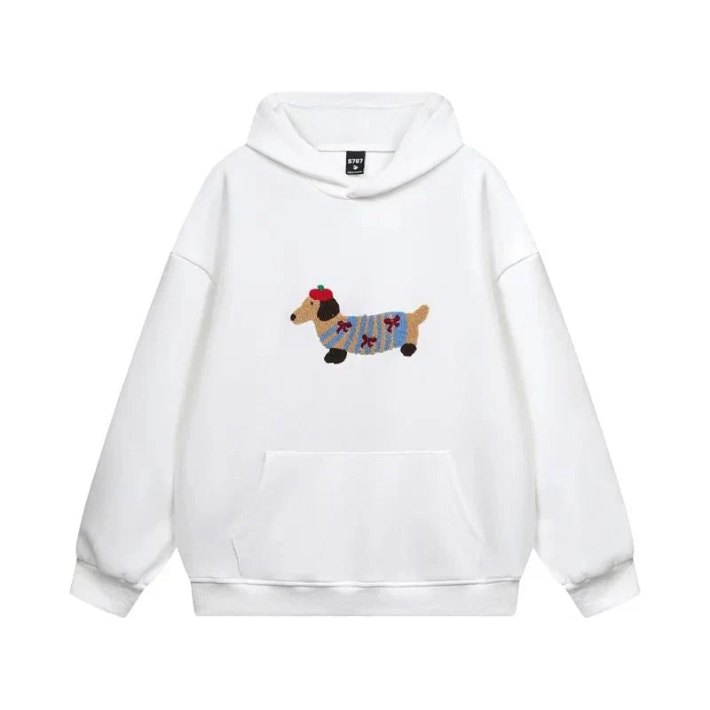 Delia Women's Oversized Hoodie - White