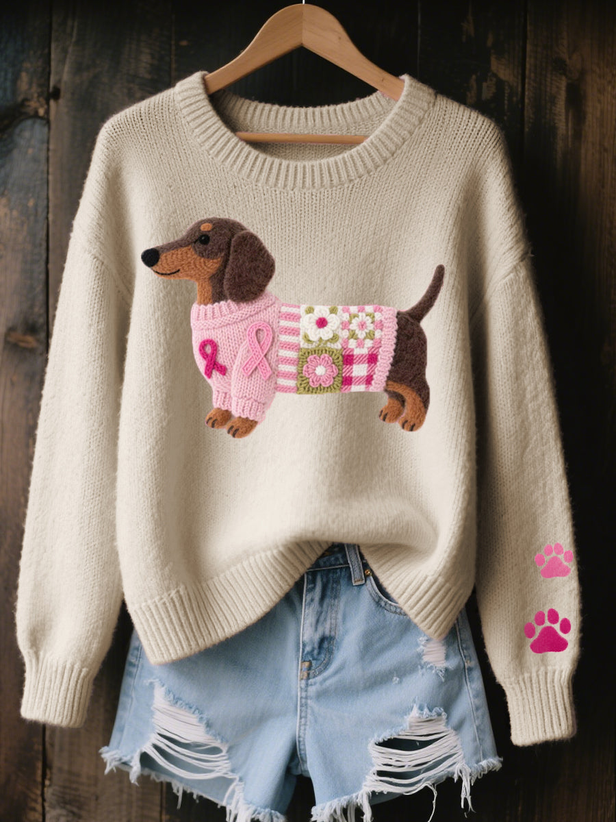 Hattie Women's Knitted Jumper - White