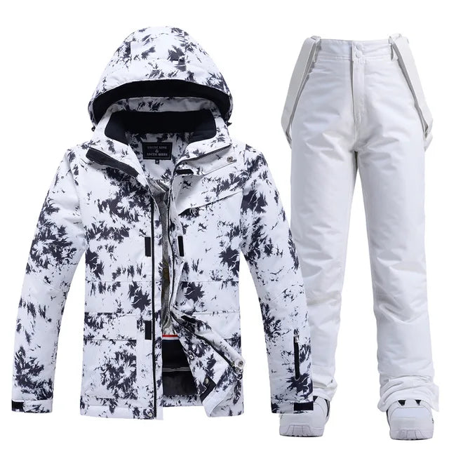 Stella Ski Jacket - Black/White