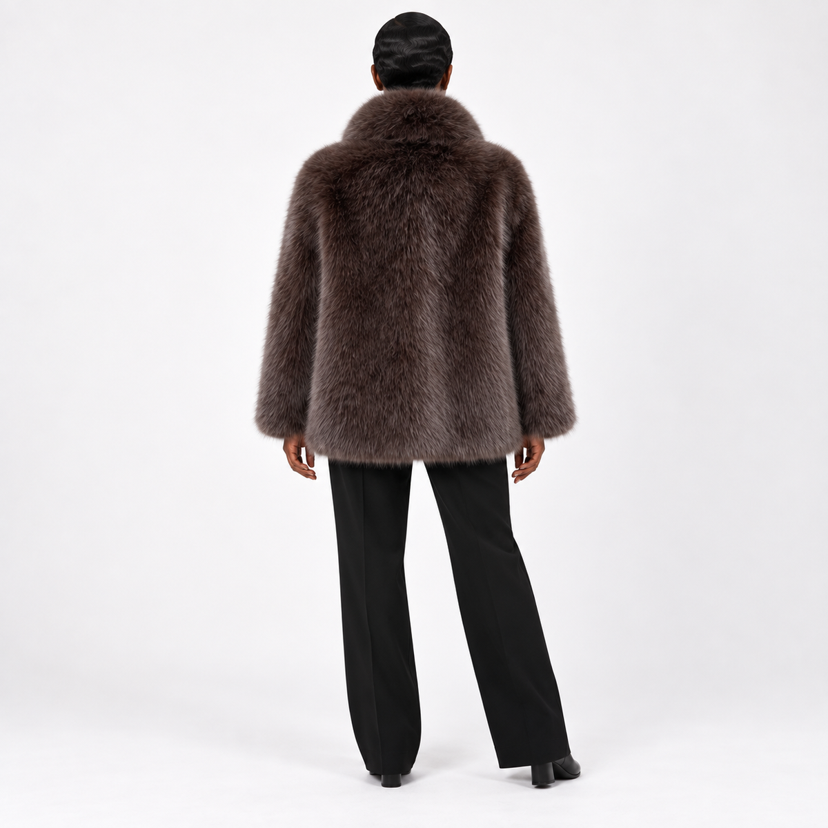 Joan Women's Winter Long Faux Fur Coat